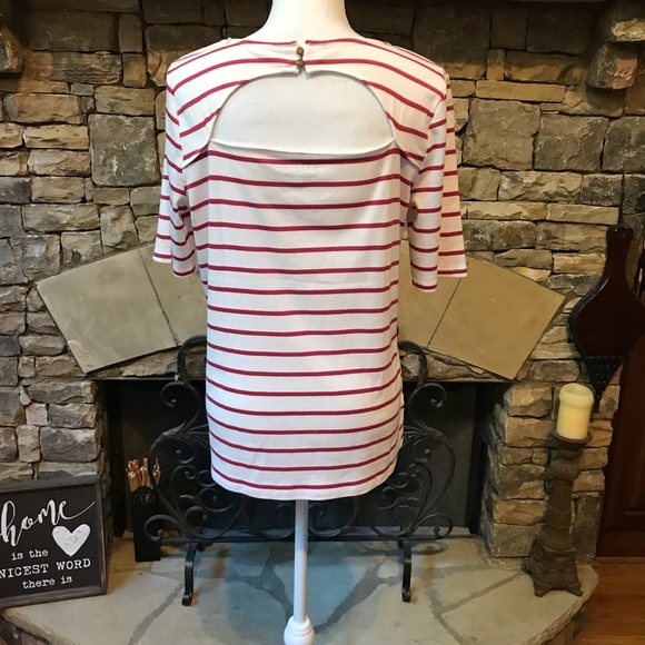 NWT Ann Taylor LOFT Striped Top Size Medium - Picture 4 of 8